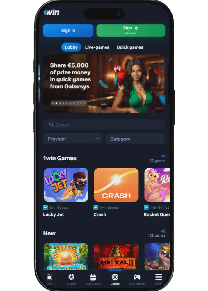 1win mobile