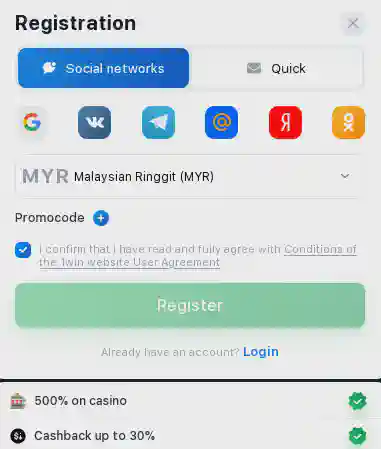1win registration via social media 1win registration via social media